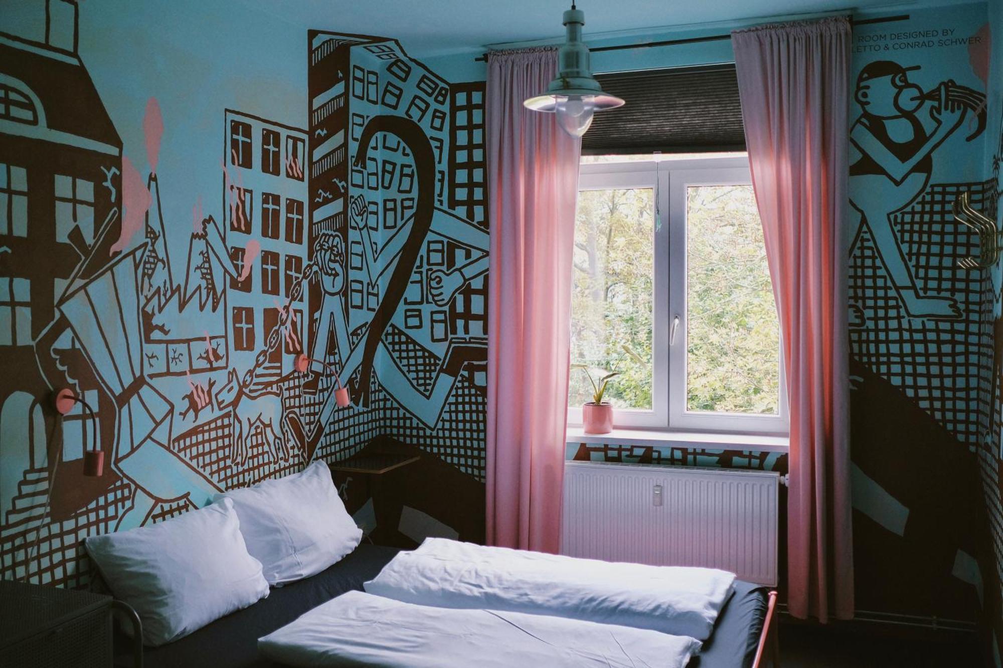 Hostel & Garten Eden Leipzig Exterior foto
